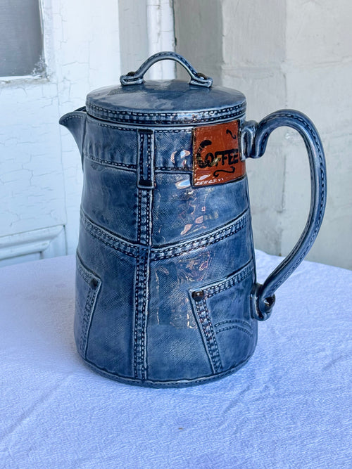 Denim Coffee Pot