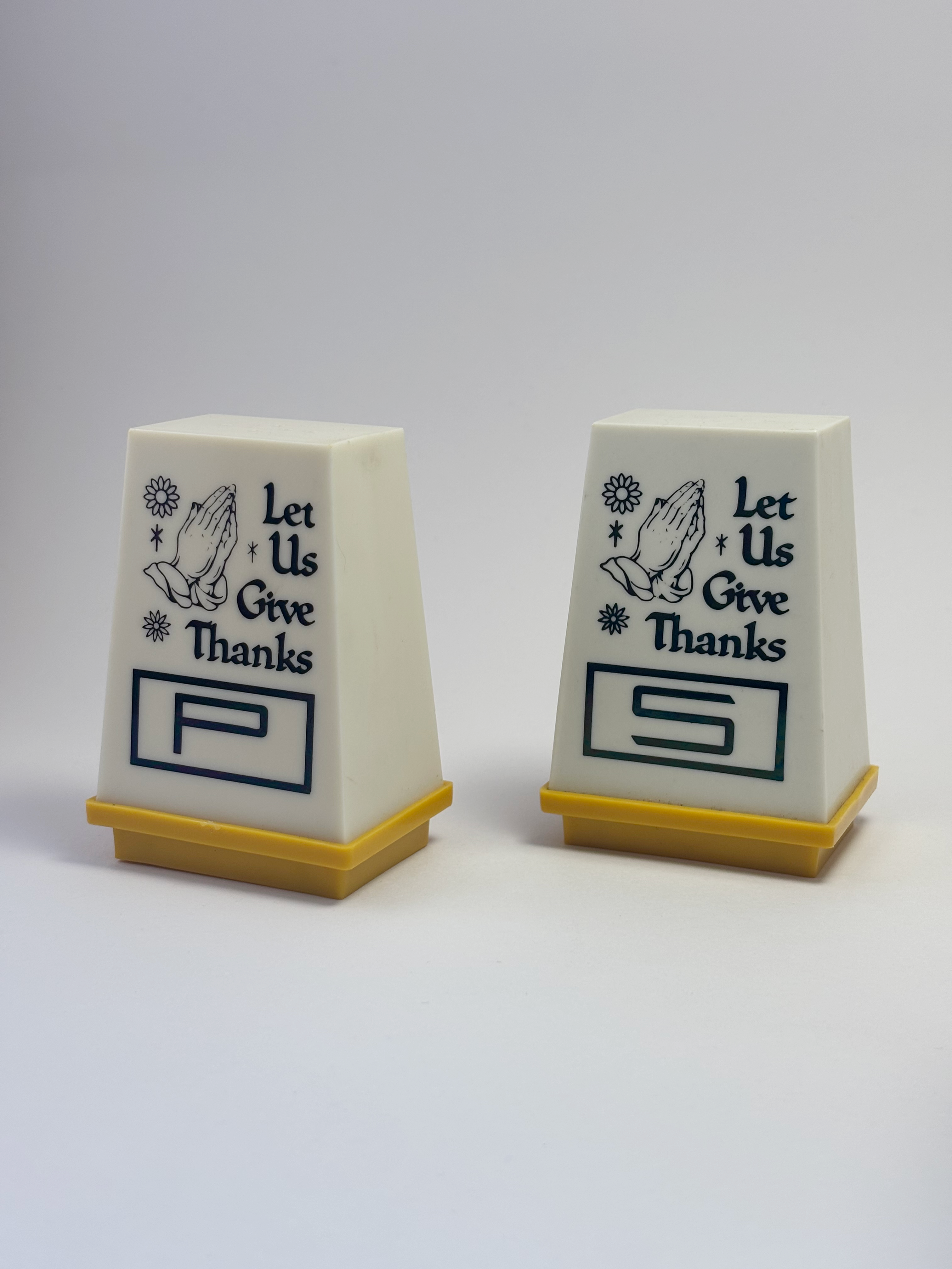 Give Thanks Salt & Pepper Shaker