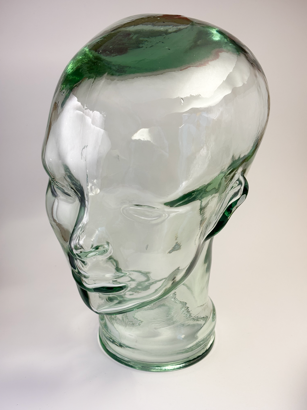 Glass Mannequin Head