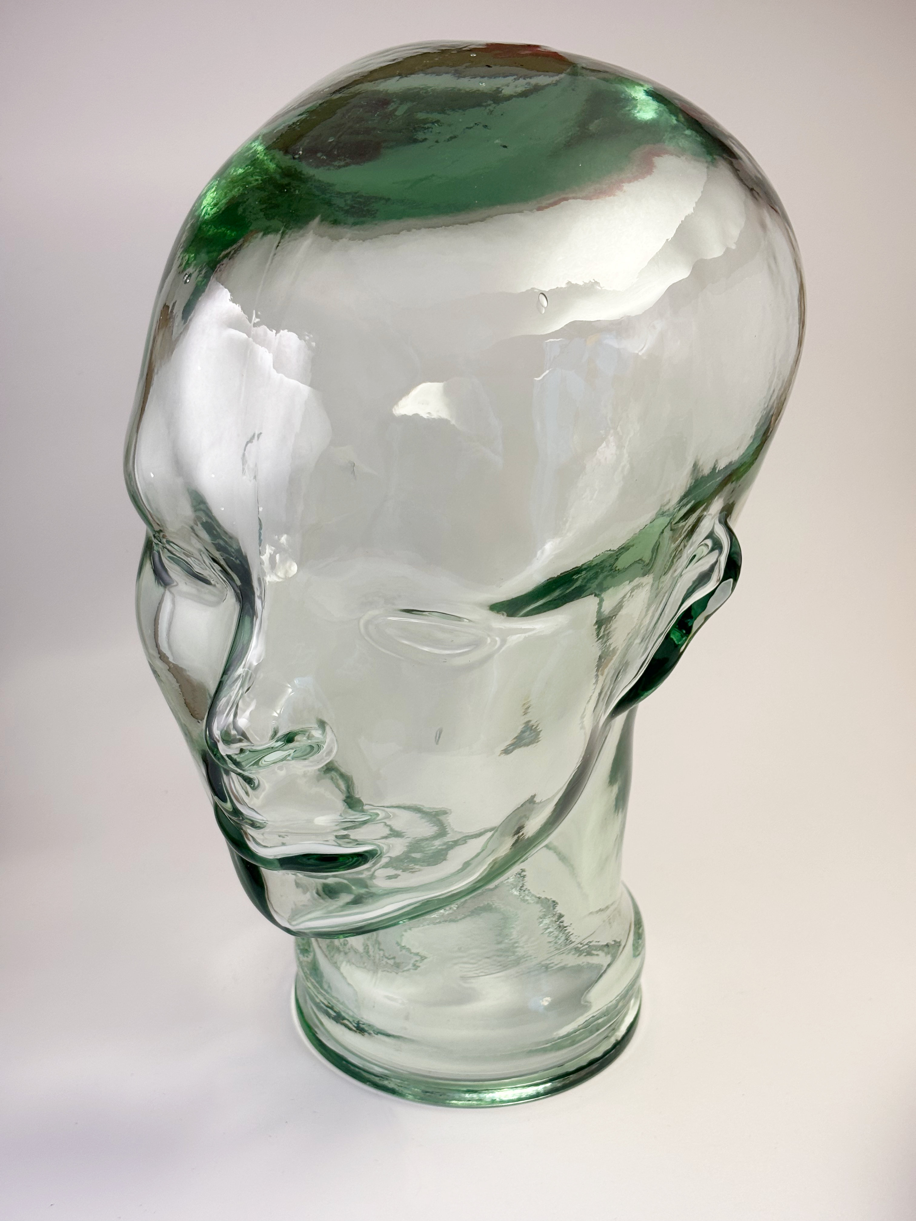Glass Mannequin Head