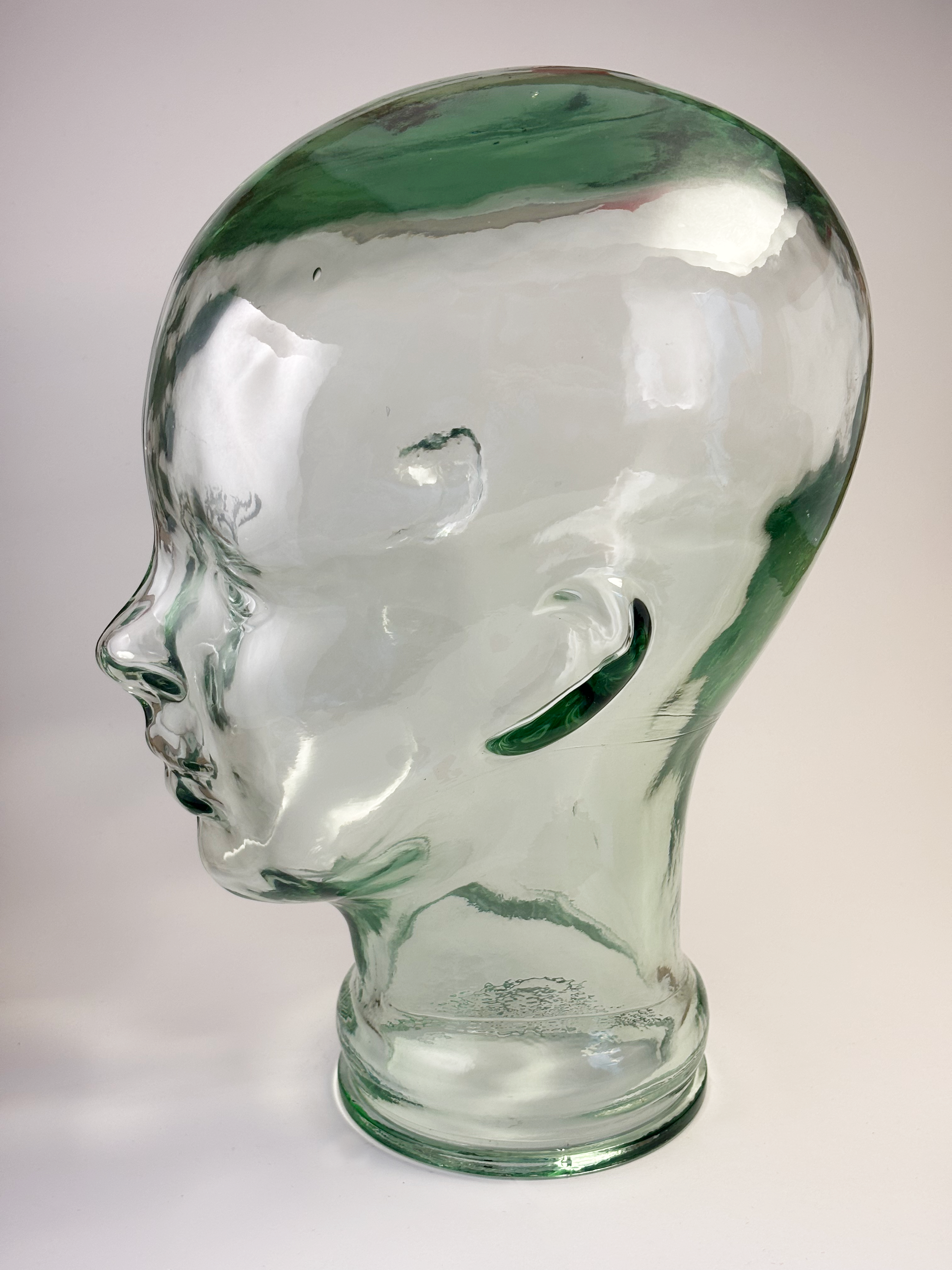Glass Mannequin Head